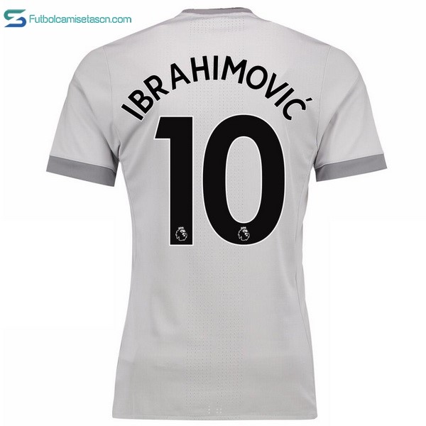Camiseta Manchester United 3ª Ibrahimovic 2017/18